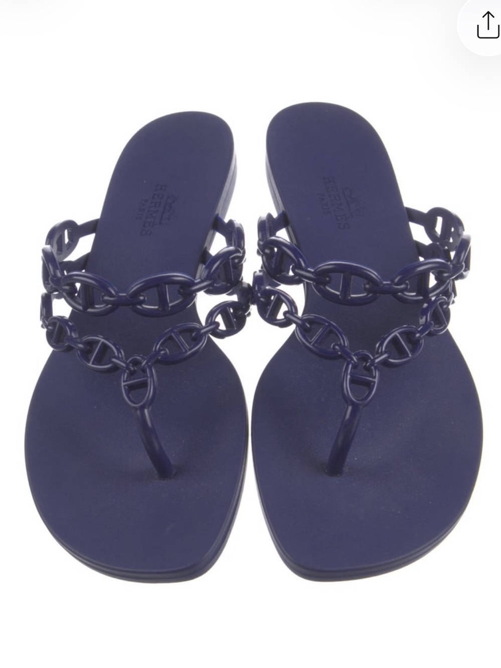 Hermès
Island Chaîne d'Ancre Insignia Flip Flops
Women's Size: 6 | IT 36